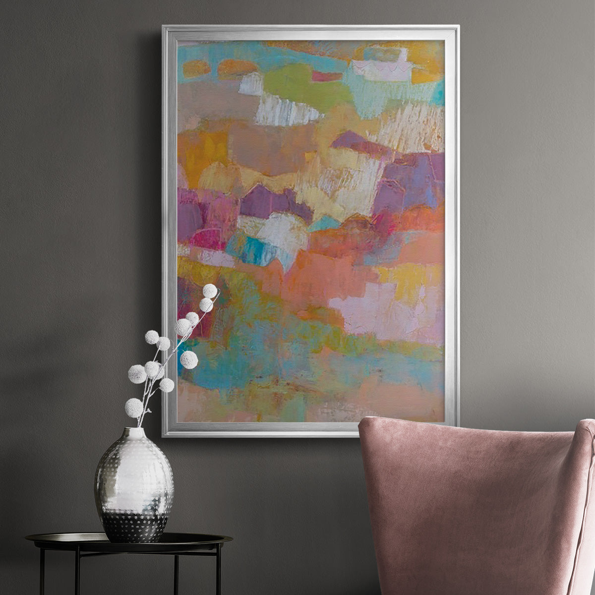 Kindill II - Modern Framed Canvas Print