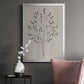 Leaves and Wood II - Modern Framed Canvas Print