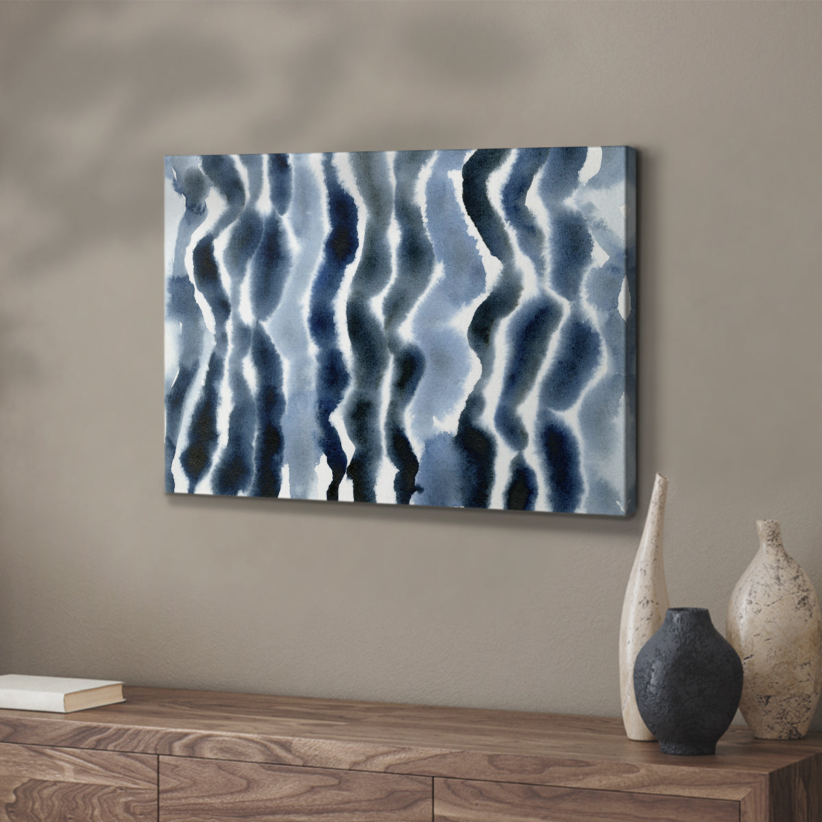 True Blue Wave I - Canvas Art Print