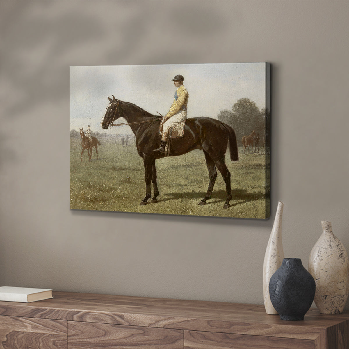 Vintage Jockey XXXVII - Canvas Art Print