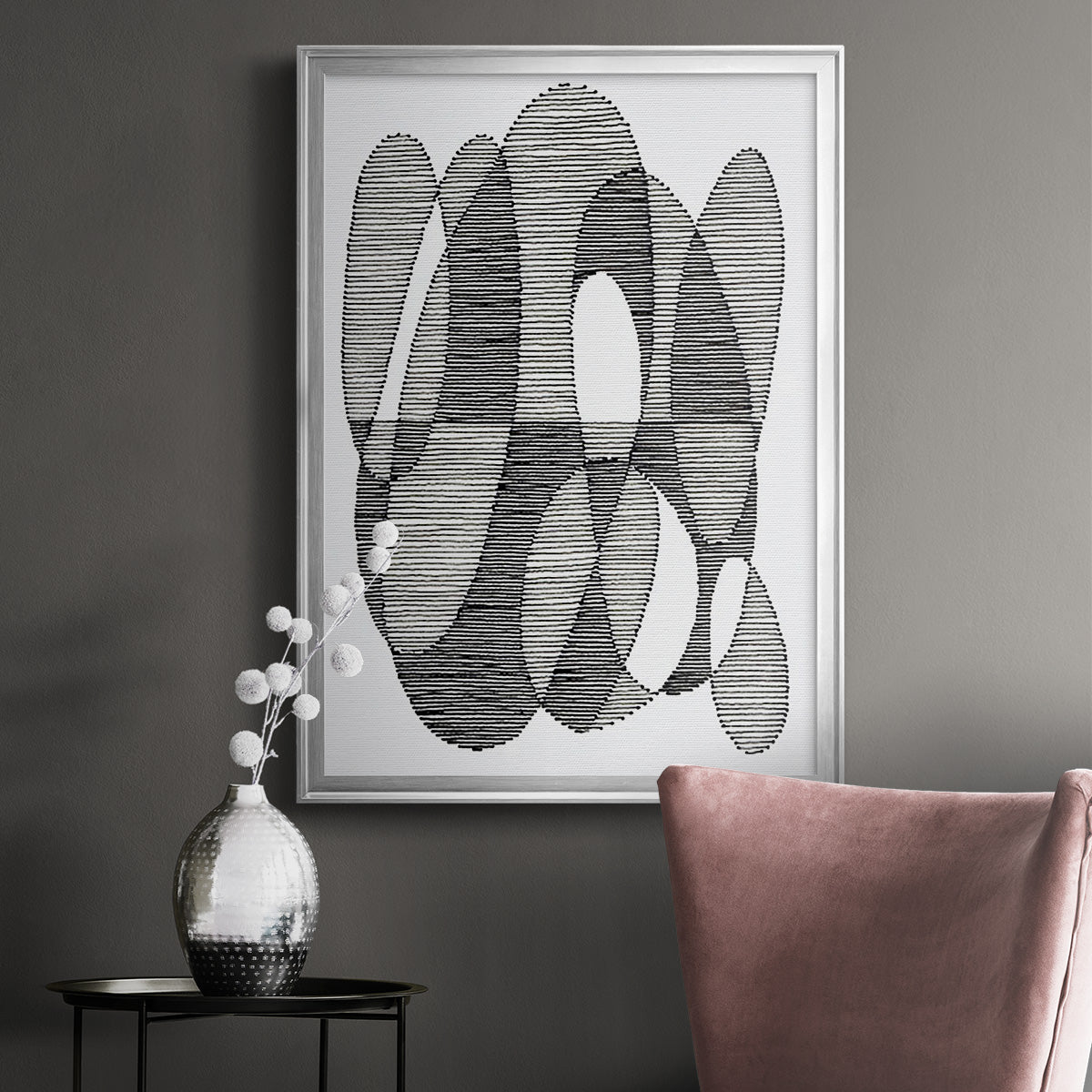 Opposite Day I - Modern Framed Canvas Print