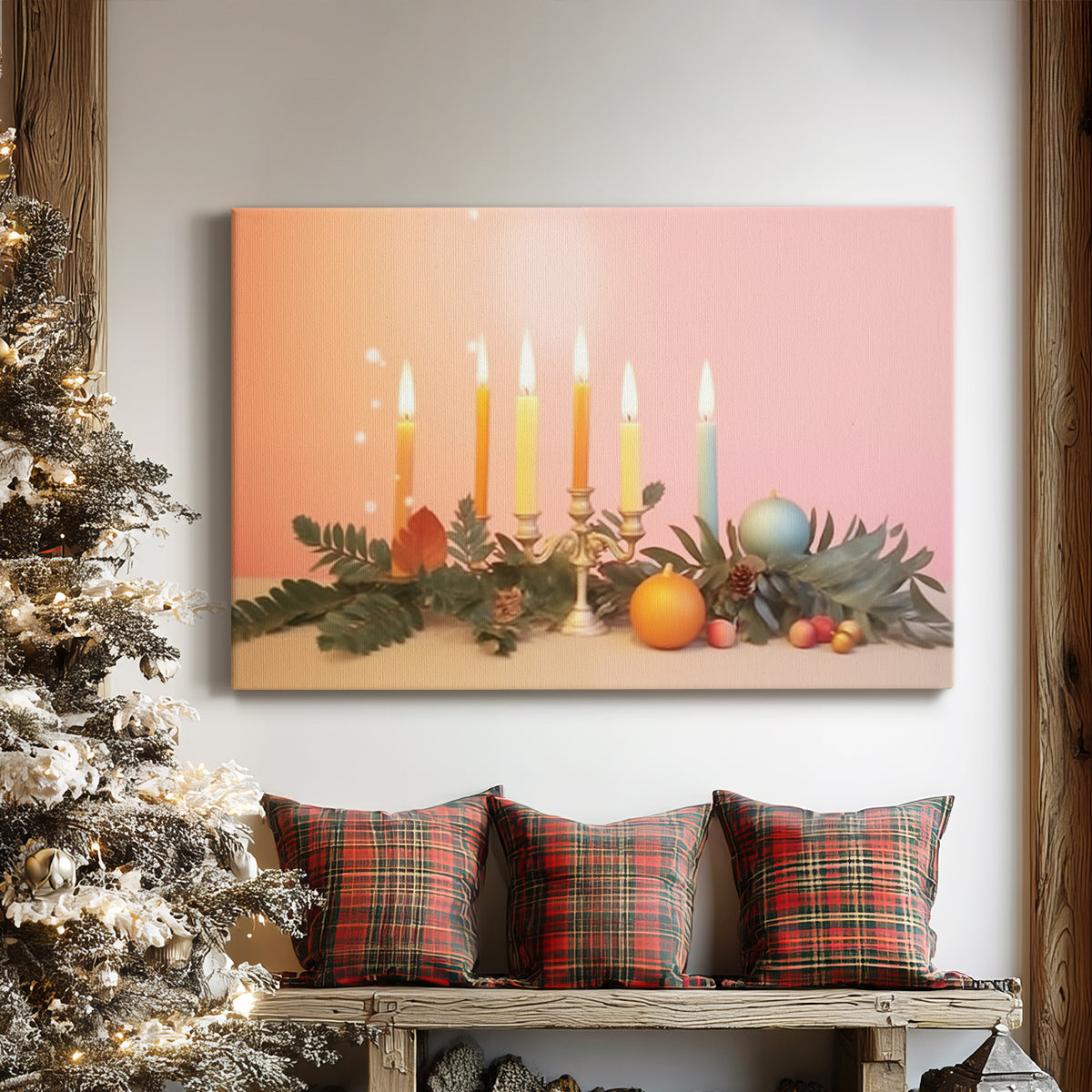 Crimson Serenade - Canvas Art Print