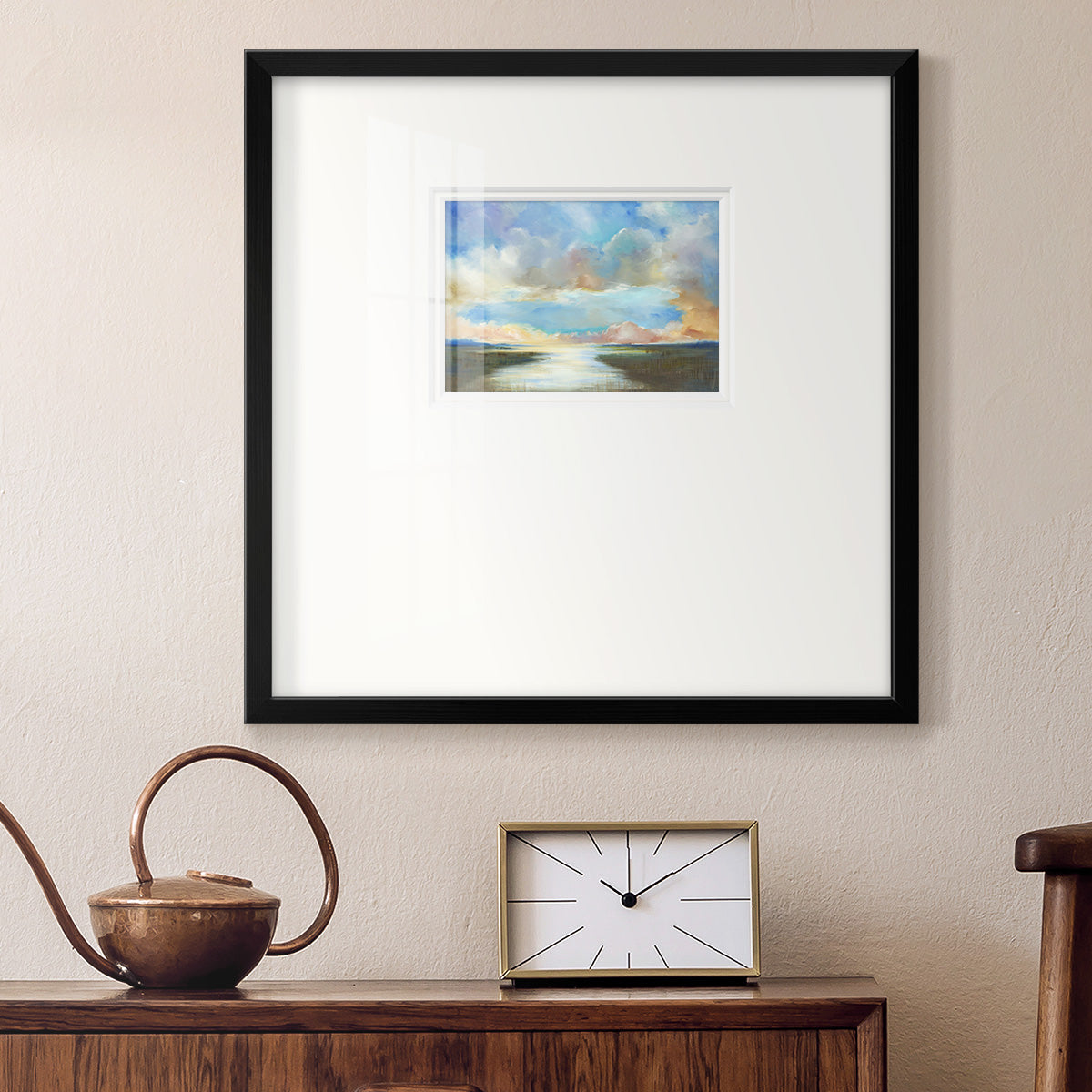 Dawn Breaks Premium Framed Print Double Matboard