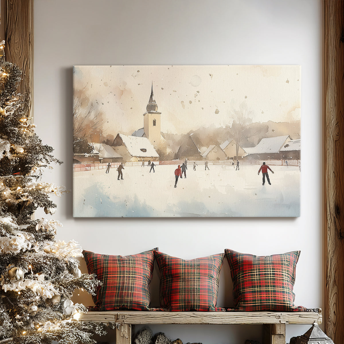 Eve of Golden Yule - Canvas Art Print