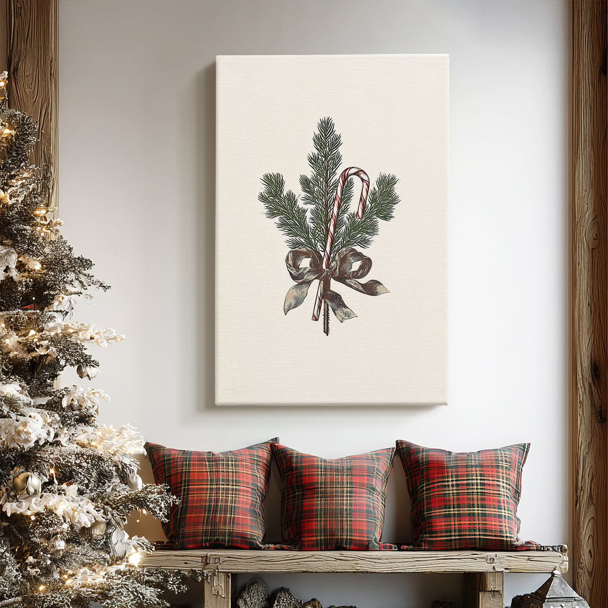 Pearled Carol of Nativity - Canvas Art Print