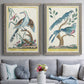 Pastel Birds V - Premium Framed Canvas 2 Piece Set - Ready to Hang