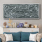 Static Scramble II - Floater Framed Canvas Print