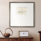 Coastal Contour Sketch I Premium Framed Print Double Matboard