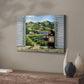 Tuscan Red and Vineyard - Canvas Art Print