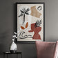 Soft Palms III - Modern Framed Canvas Print