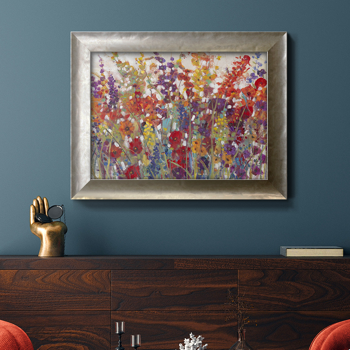 Variety of Flowers II Premium Framed Canvas- Ready to Hang