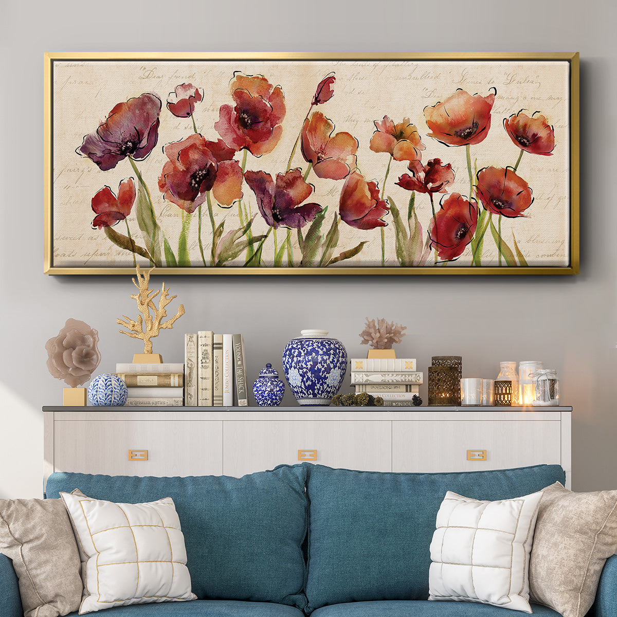 Bow to Summer I - Floater Framed Canvas Print