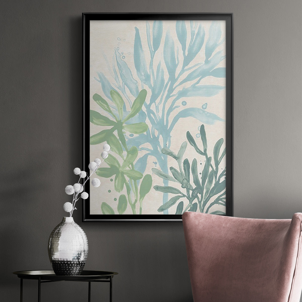 Swaying Seagrass II - Modern Framed Canvas Print