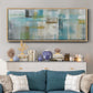 Bits and Pieces - Floater Framed Canvas Print