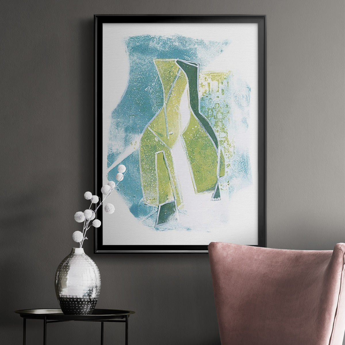 Jubilee Jugs III - Modern Framed Canvas Print