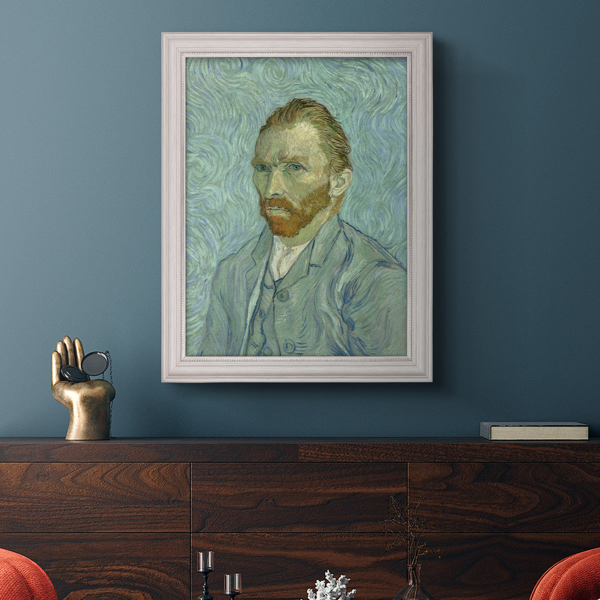 Self-Portrait, 1889 - Ornate Framed Canvas Print