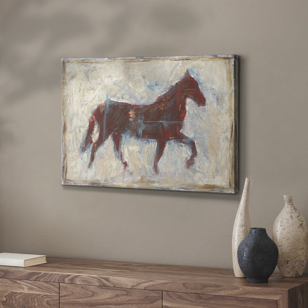 Iron Equine II - Canvas Art Print