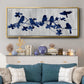 Indigo Hangout - Floater Framed Canvas Print