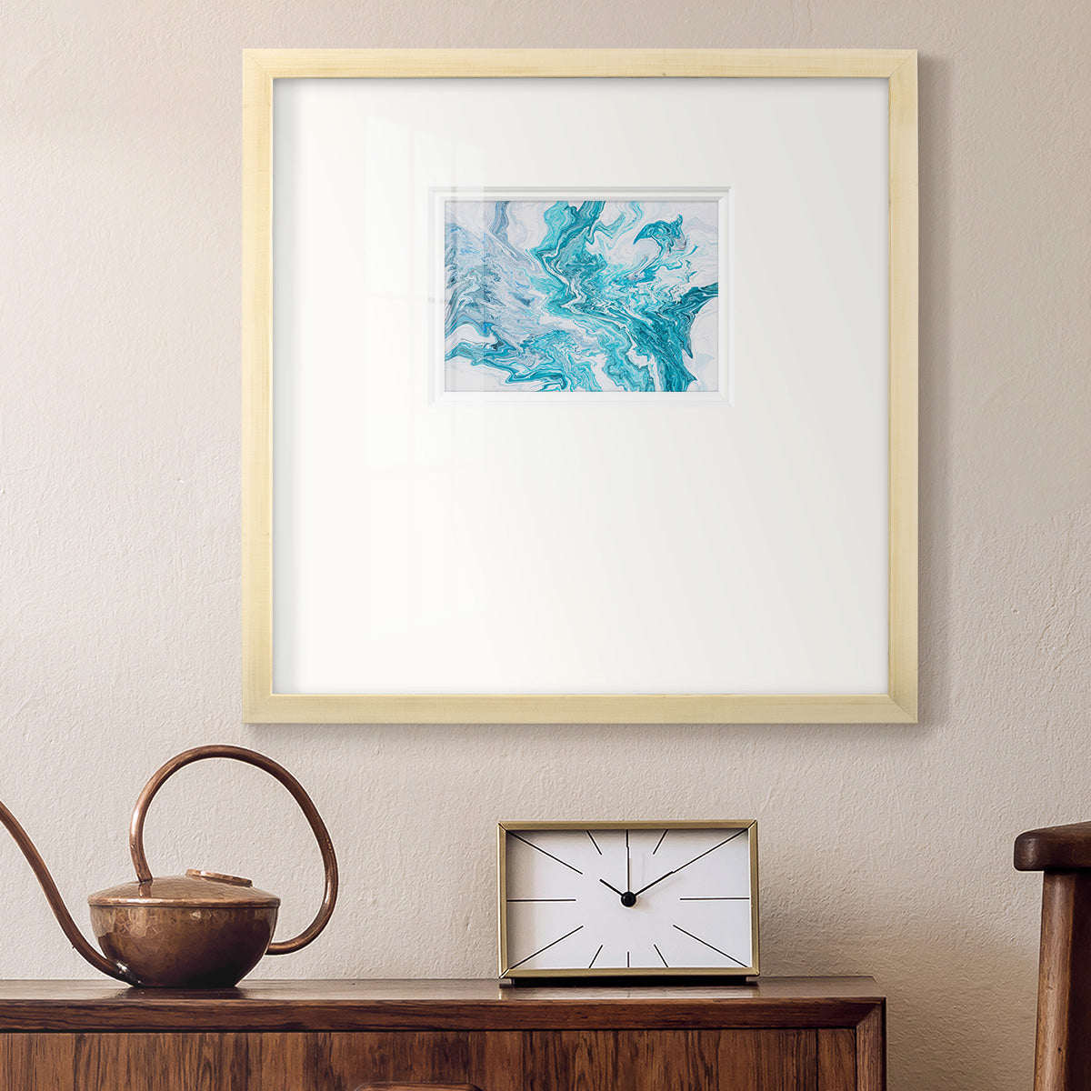 Tide Pool- Premium Framed Print Double Matboard