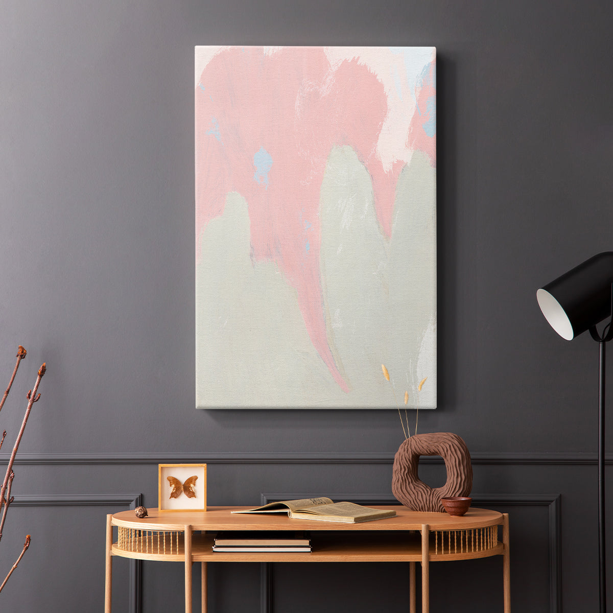 Blushing Abstract IV - Canvas Art Print