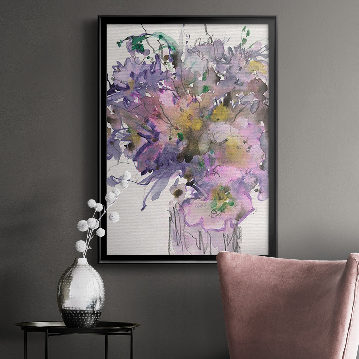 All that Glitters I - Modern Framed Canvas Print