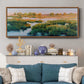 Marshland View II - Floater Framed Canvas Print