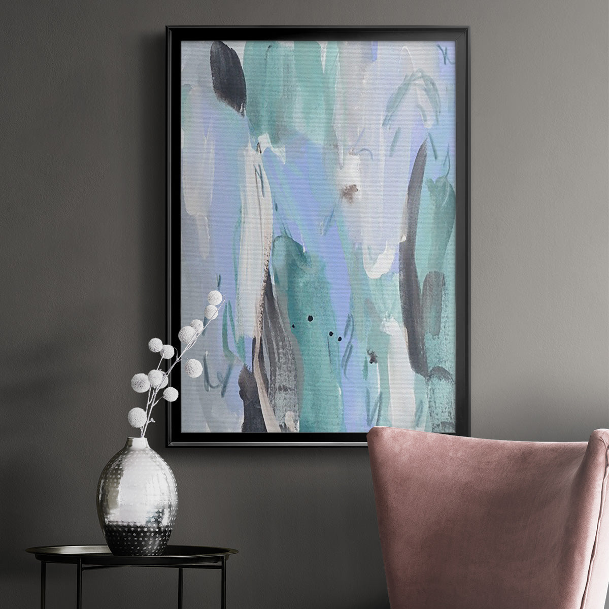 Ocean Crush III - Modern Framed Canvas Print