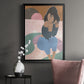 Curly Lady II - Modern Framed Canvas Print