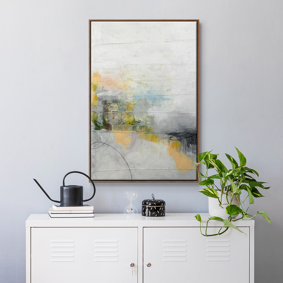 A Place Of My Own - Floater Framed Canvas Print