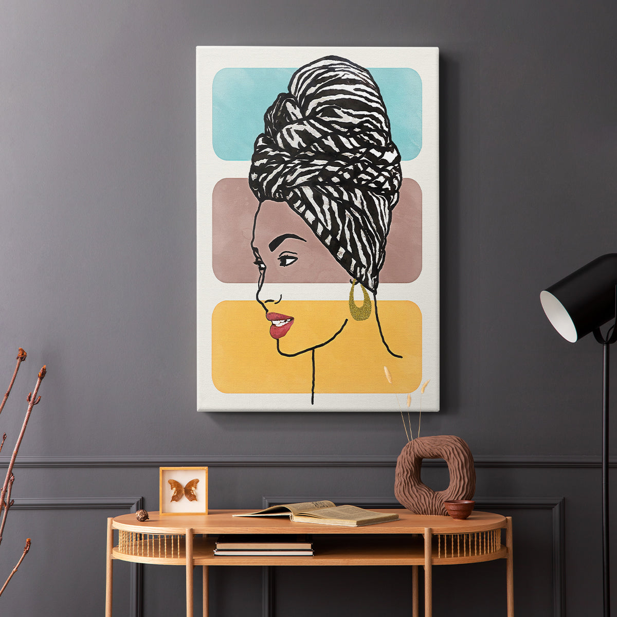 Head Wrap II - Canvas Art Print