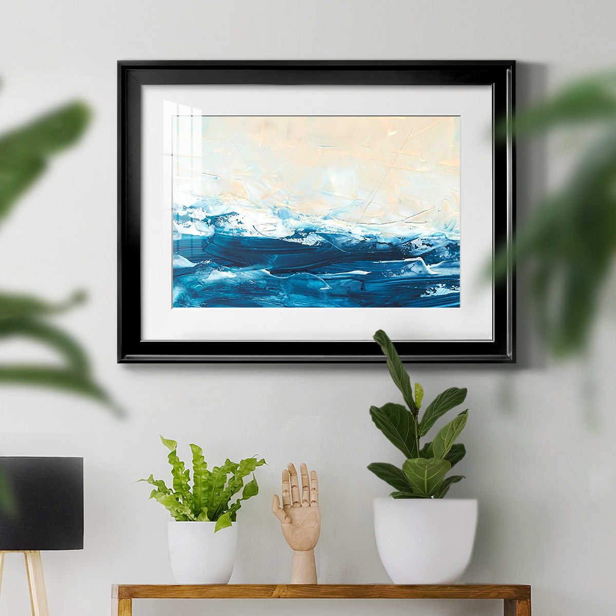 Wave after Wave III - Modern Framed Art Print