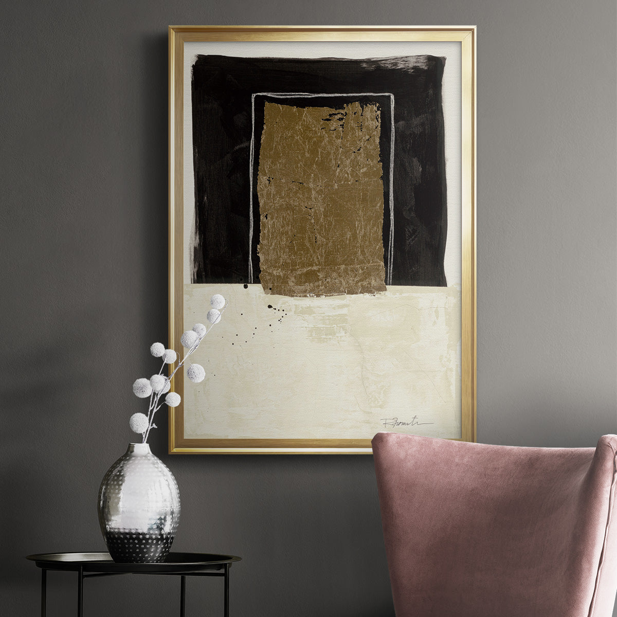 Standing Strong I - Modern Framed Canvas Print