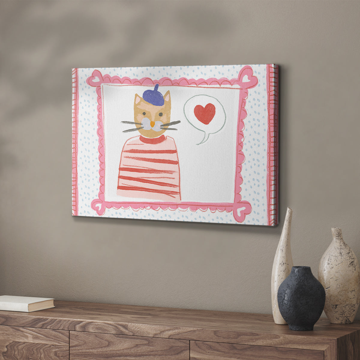 Cameo Characters Collection A - Canvas Art Print