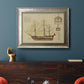 Antique Ship Plan VIII Premium Framed Canvas- Ready to Hang