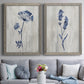 Indigo Botanical I - Premium Framed Canvas 2 Piece Set - Ready to Hang