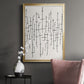 Vertical Arrangement II - Modern Framed Canvas Print