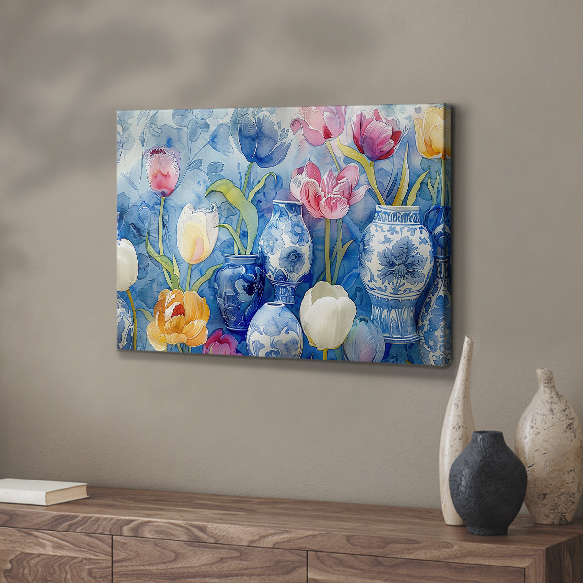 Floral Watercolor VII - Canvas Art Print