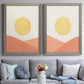 Simple Boho Sun I - Premium Framed Canvas 2 Piece Set - Ready to Hang