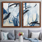 Indigo Swash I - Premium Framed Canvas 2 Piece Set - Ready to Hang