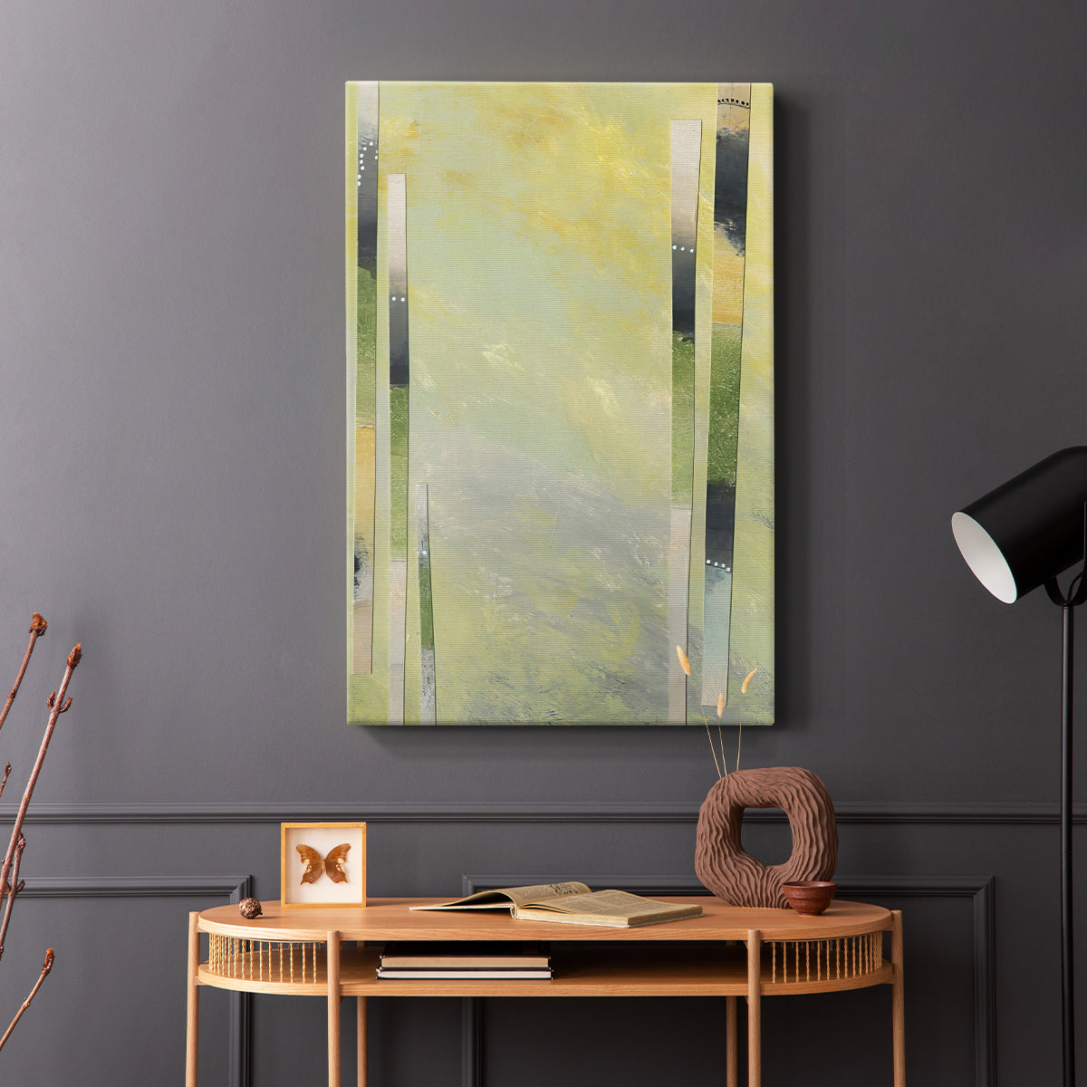 Neutral Assemblage III - Canvas Art Print