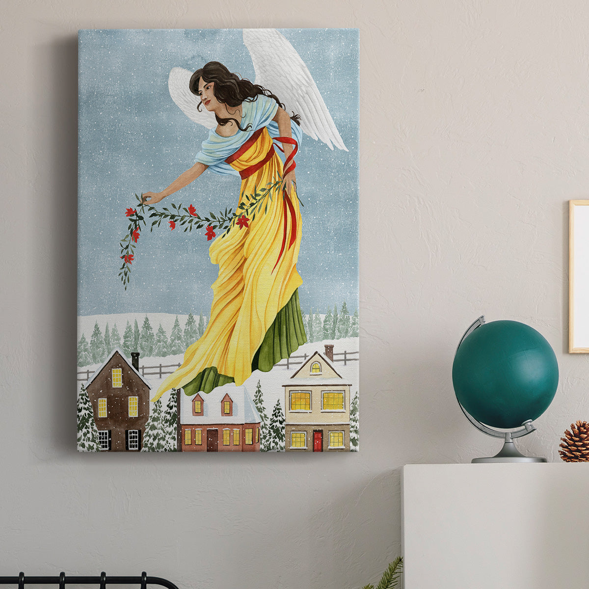 Christmas Angel II Premium Gallery Wrapped Canvas - Ready to Hang