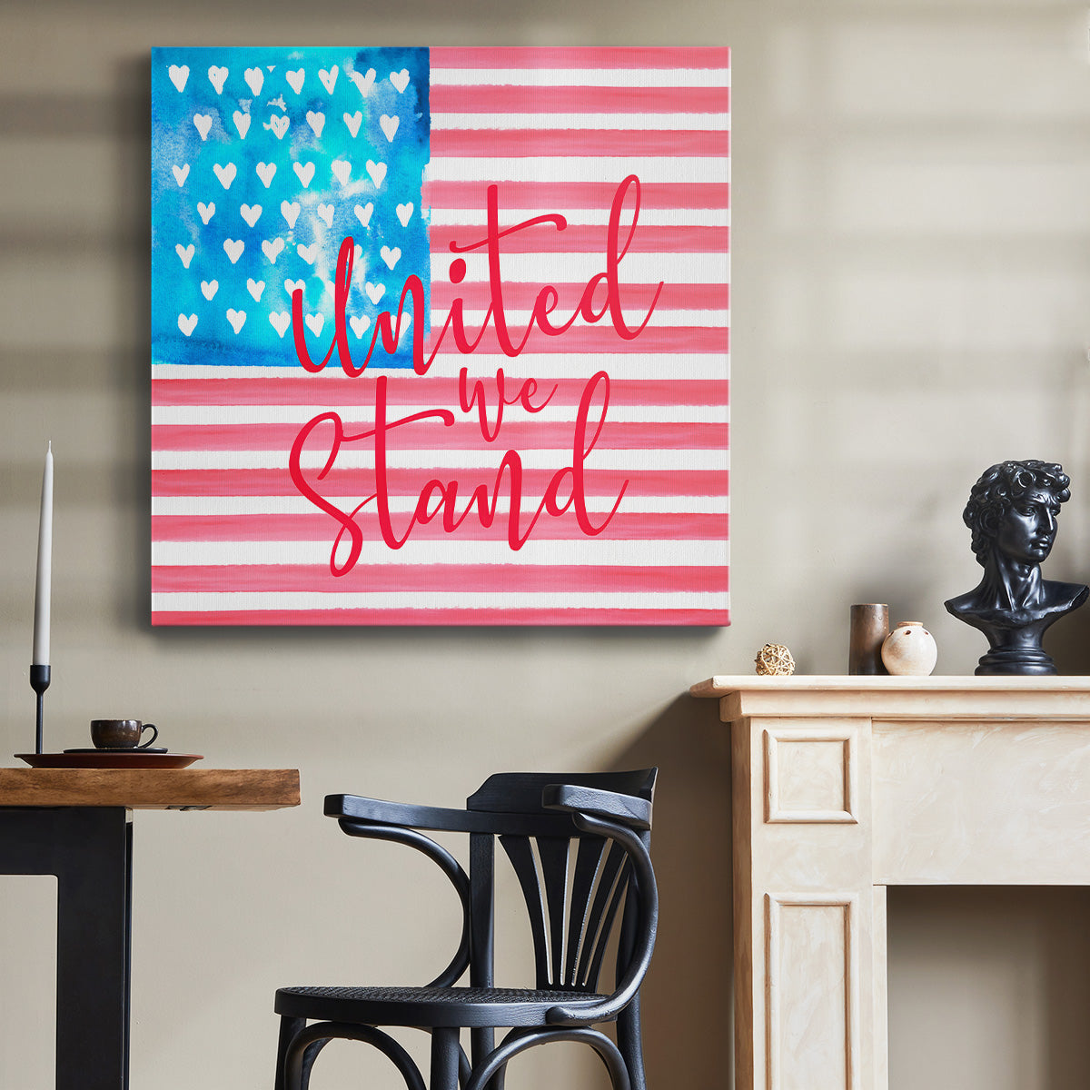 United We Stand II-Premium Gallery Wrapped Canvas - Ready to Hang