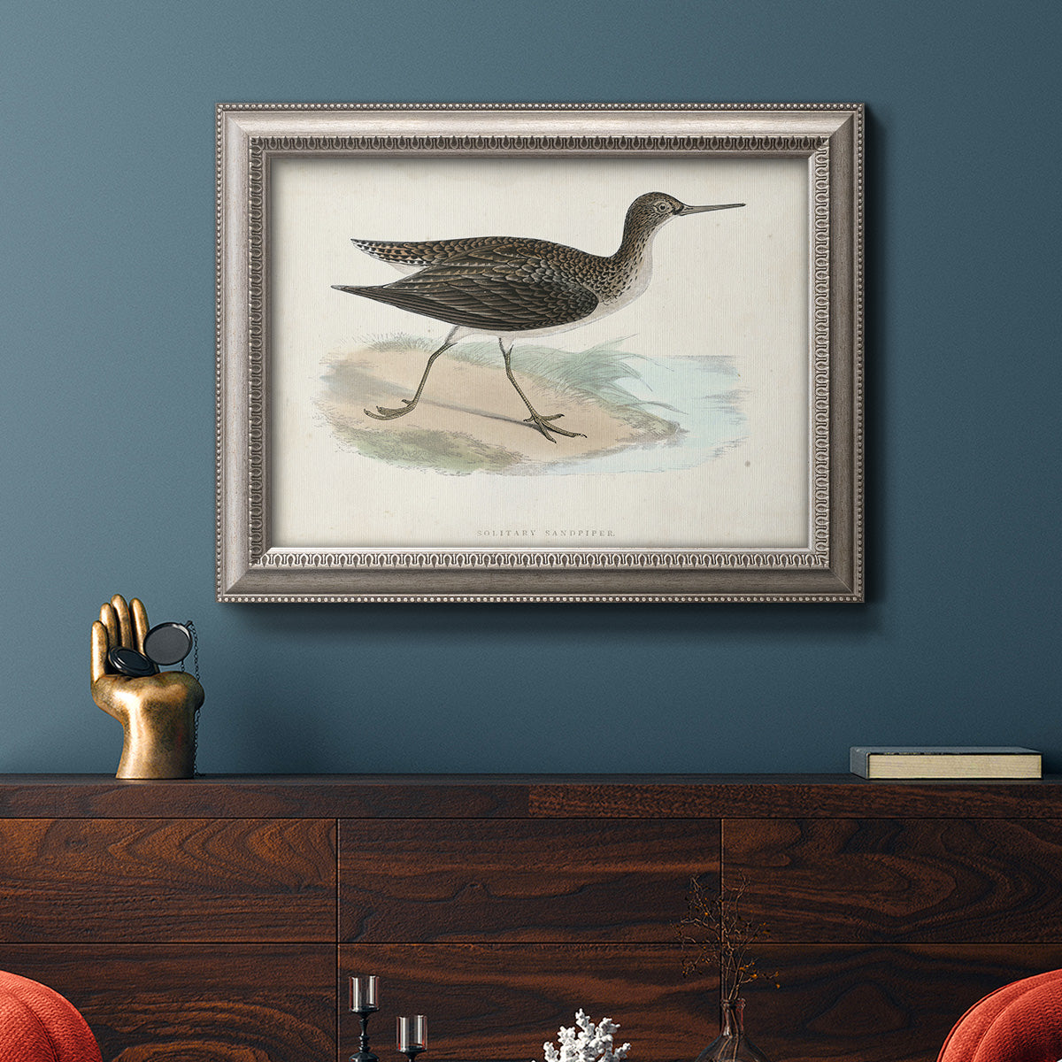 Morris Sandpipers VII Premium Framed Canvas- Ready to Hang