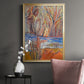 Cadmium Winter Solstice I - Modern Framed Canvas Print