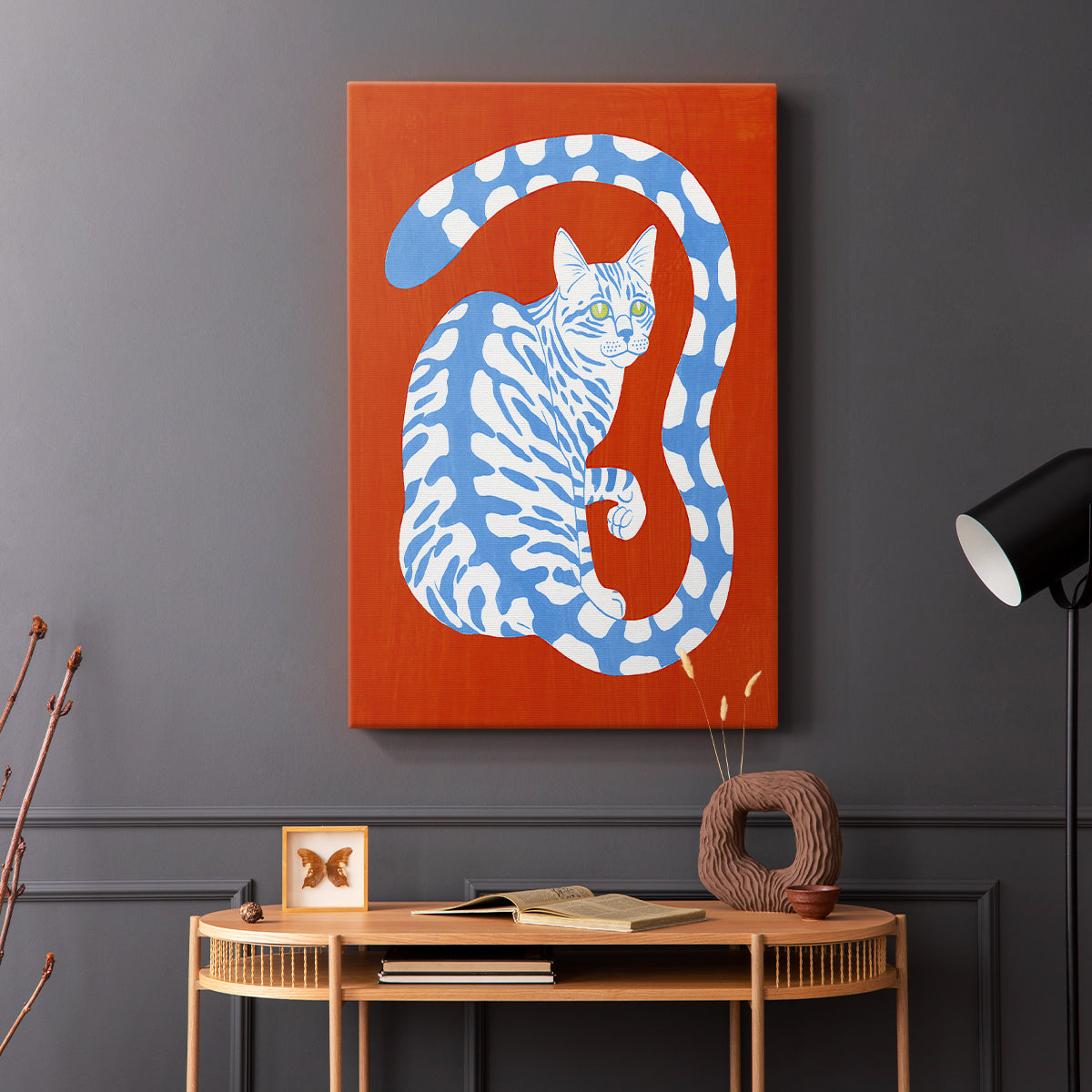 Complementary House Cat I - Canvas Art Print