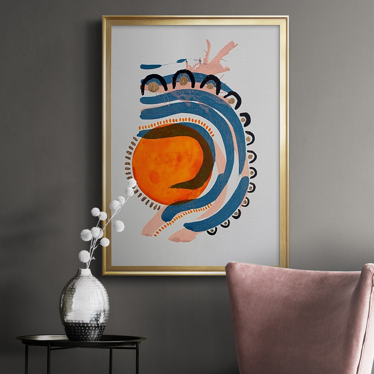 Weekend Car Rides - Modern Framed Canvas Print