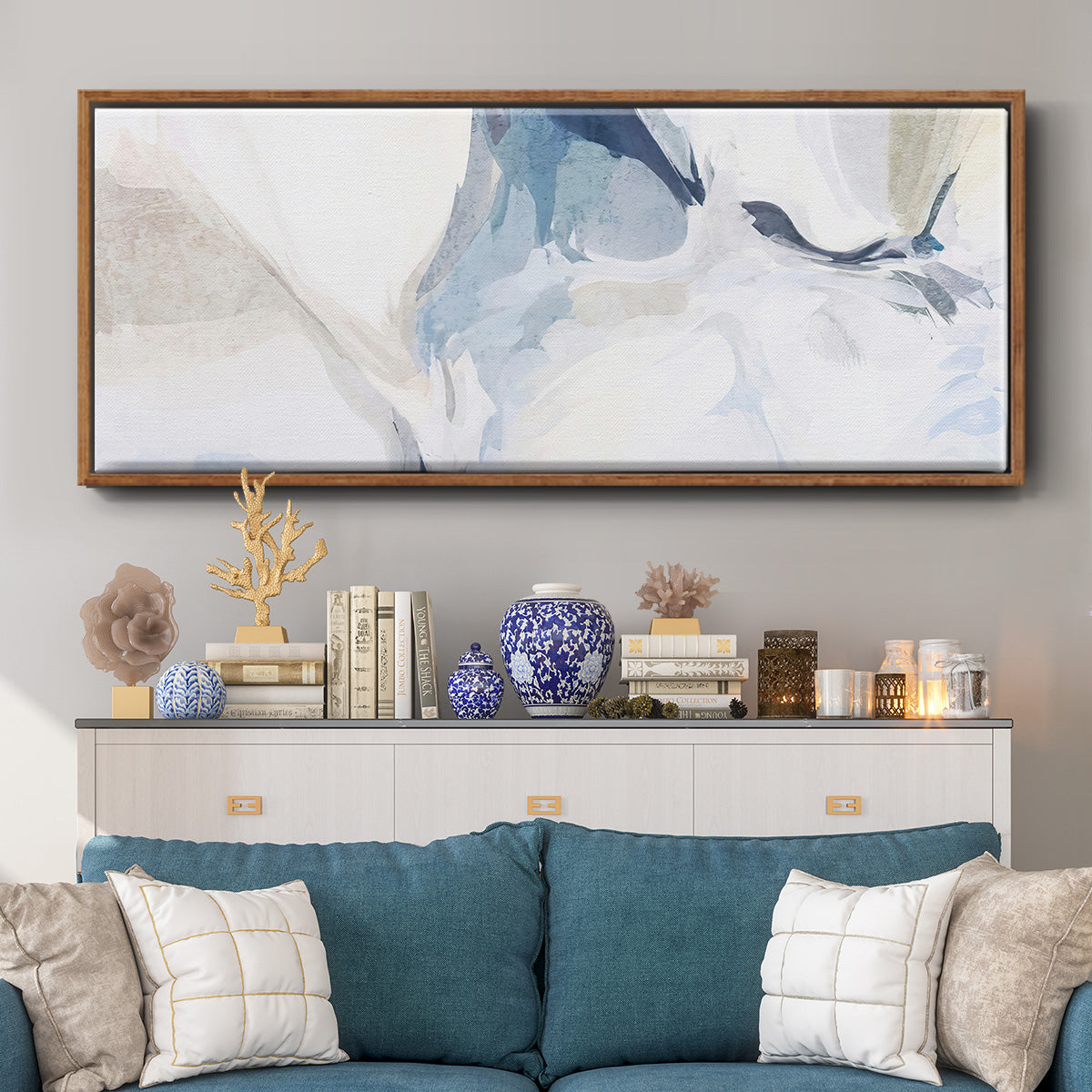 Fresh Air IV - Floater Framed Canvas Print