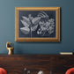 Foliage on Navy III Premium Framed Canvas- Ready to Hang