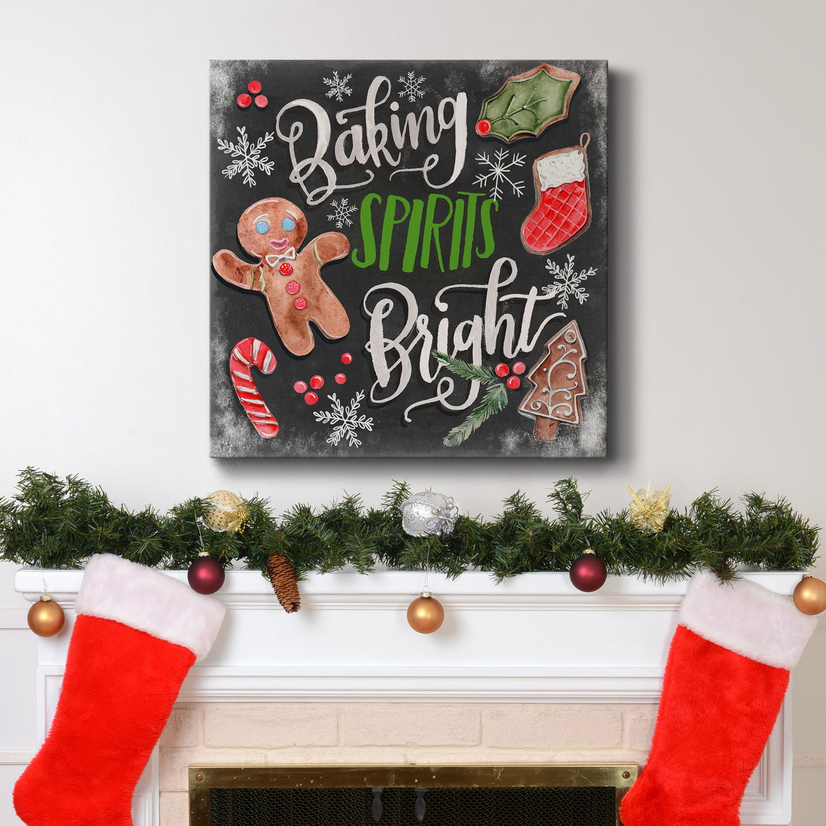 Baking Spirits Bright I-Premium Gallery Wrapped Canvas - Ready to Hang