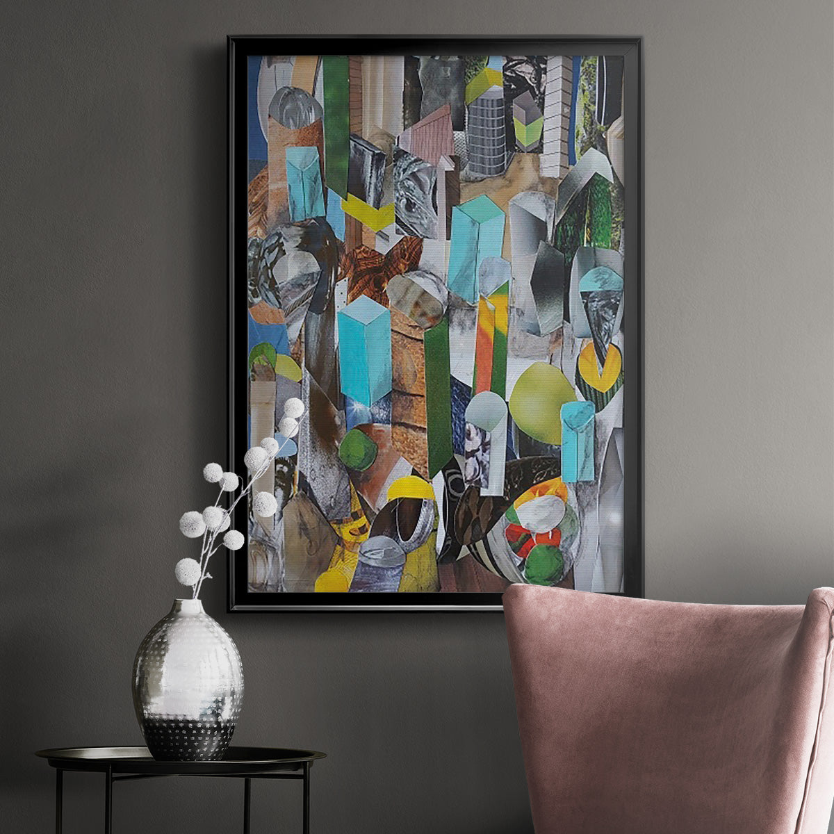 Puerto Vallarta - Modern Framed Canvas Print